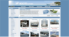Desktop Screenshot of boote-suchen.de